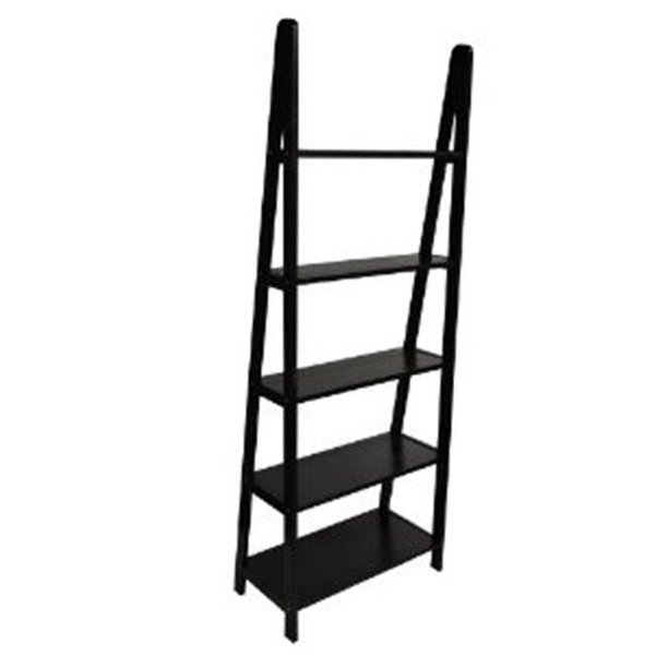 Yu Shan Co Usa Yu Shan CO USA Ltd 176-53 5 shelf ladder bookcase  Espresso 176-53